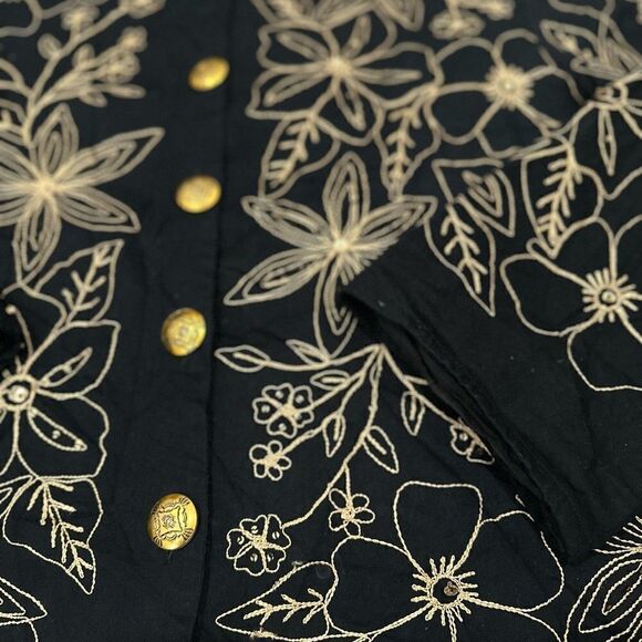 Vintage Embroidered Floral Jacket - Picture 4 of 6